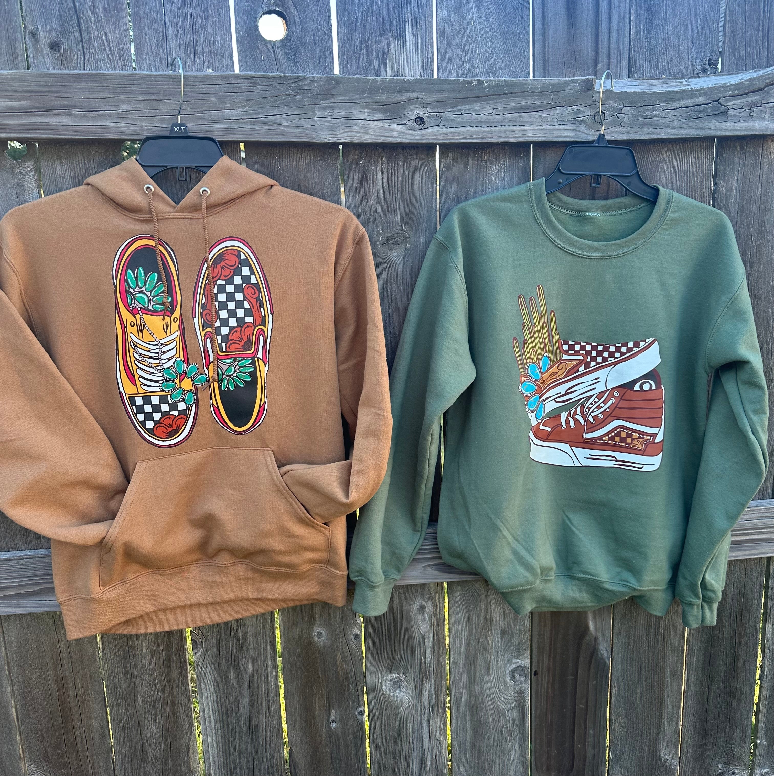 Western Stacked Shoes Graphic